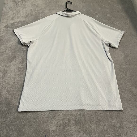 Nike Golf Polo Shirt Mens 2XL Striped Zonal Cooling Performance Swoosh - Picture 8 of 9